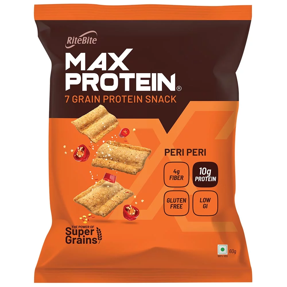 R.B PROTEIN CHIPS PERI PERI 60GM